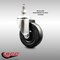 Service Caster 4 Inch 316SS Hard Rubber Wheel Swivel 1/2 Inch Threaded Stem Caster SCC-SS316TS20S414-HRS-121315 - alternate 2